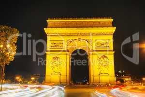 Arc de Triomphe de l'Etoile in Paris