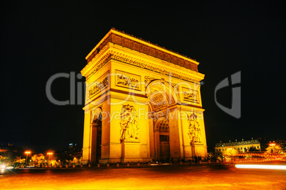 Arc de Triomphe de l'Etoile in Paris