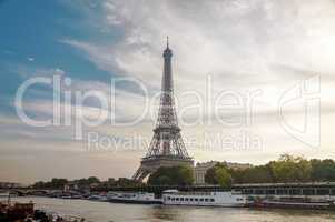 Paris cityscape with Eiffel tower