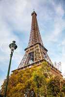 Eiffel tower in Paris, France