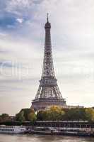 Paris cityscape with Eiffel tower