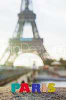 Paris cityscape with the Eiffel tower