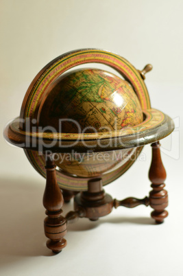 Wooden globe