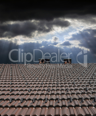 Roof and storm