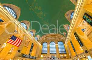 NEW YORK, JUNE 8: commuters and tourists in the grand central st