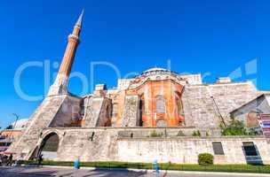 Exterior view of Hagia Sophia - Istanbul