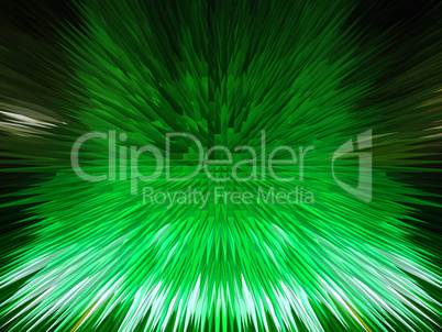 green abstract background with sharp thorns
