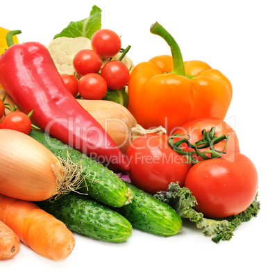 Set of vegetables