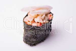 crab gunkan sushi