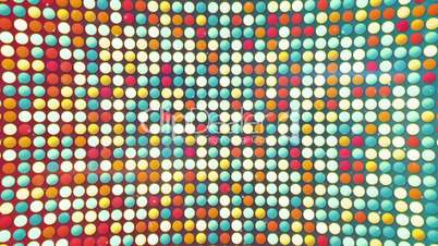 colorful circles loopable background