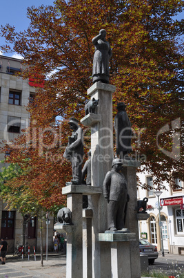 Brunnen am Kornmarkt in Bad Kreuznach