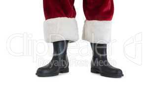Father Christmas boots and legs