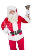 Santa claus ringing a bell