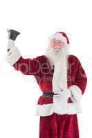 Santa Claus rings his bell