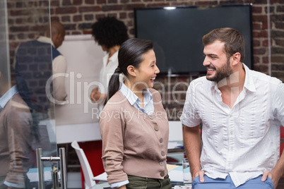 Young business people in office