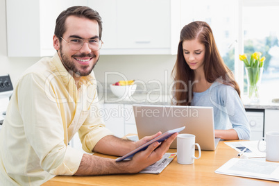 Young couple spending time together