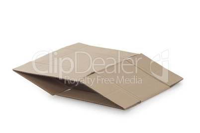 Folded Parcel on White