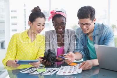 Young creative team having a meeting