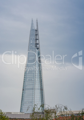 LONDON - SEPTEMBER 1 - The Shard skyscraper designed by Italian
