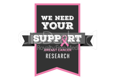 Breast cancer awareness message Breast cancer awareness message