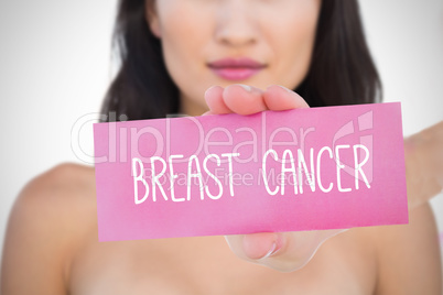 Composite image for breast cancer awareness