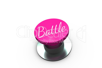 Pink button for breast cancer awareness