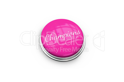 Pink button for breast cancer awareness