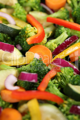 Gemüse vegetarisch oder vegan kochen Hintergrund