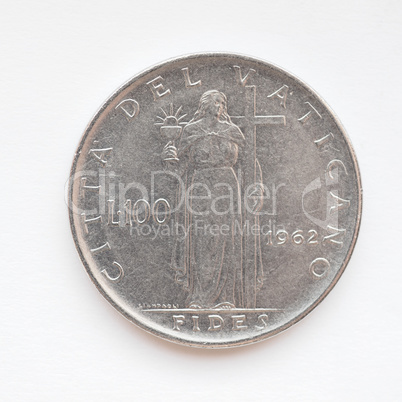 Vatican lira coin