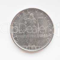 Vatican lira coin