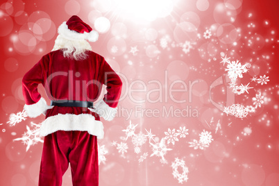 Composite image of santa claus