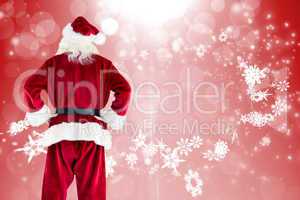 Composite image of santa claus