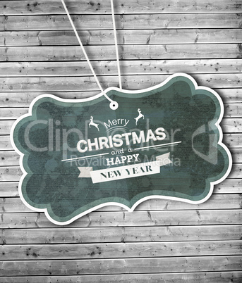 Composite image of banner and logo saying merry christmas Composite image of banner and logo saying merry christmas