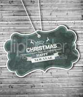 Composite image of banner and logo saying merry christmas