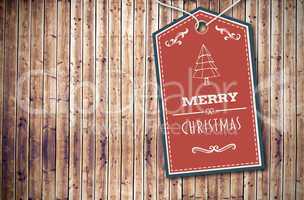 Composite image of merry christmas banner