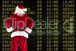 Composite image of santa claus