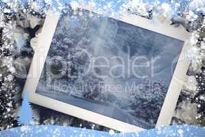 Composite image of tablet screen