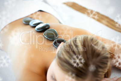 Confident woman having a massage