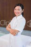 Portrait of a confident female masseur