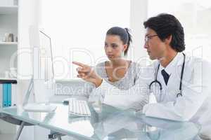 Doctor explaining results to his patient