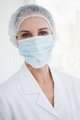 Doctor wearing a surgical mask