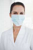 Doctor wearing a surgical mask