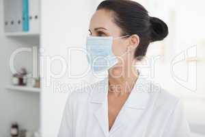 Doctor wearing a surgical mask