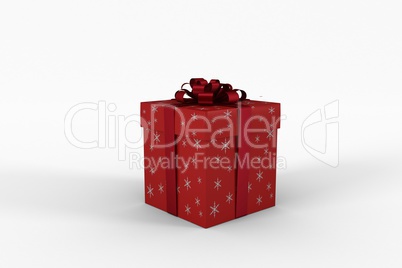 Red and silver gift box