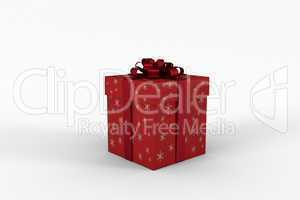 Red and silver gift box
