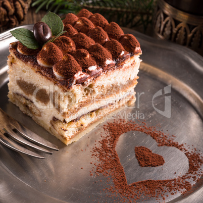 Christmas tiramisu