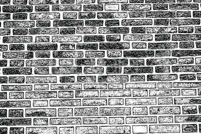 brick wall texture background old rough masonry