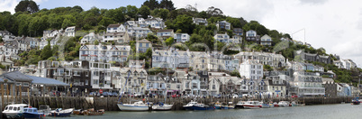 Panorama von Looe, Cornwall, England