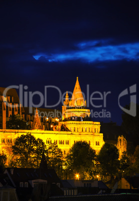 Fisherman bastion in Budapest, Hungary