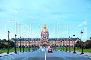 Les Invalides building in Paris